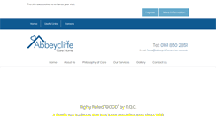 Desktop Screenshot of abbeycliffe.co.uk