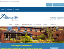 Tablet Screenshot of abbeycliffe.co.uk
